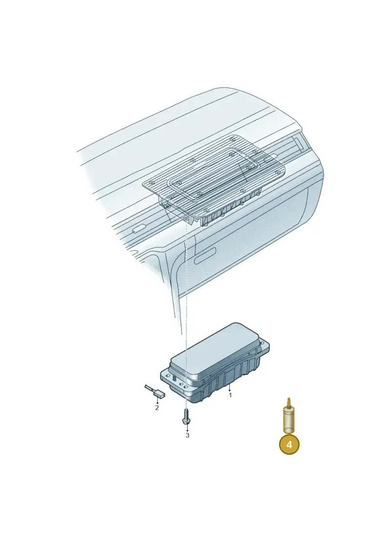 D154000A1 — Volkswagen Arteon (2017-2023) diagram 828880100, position 4