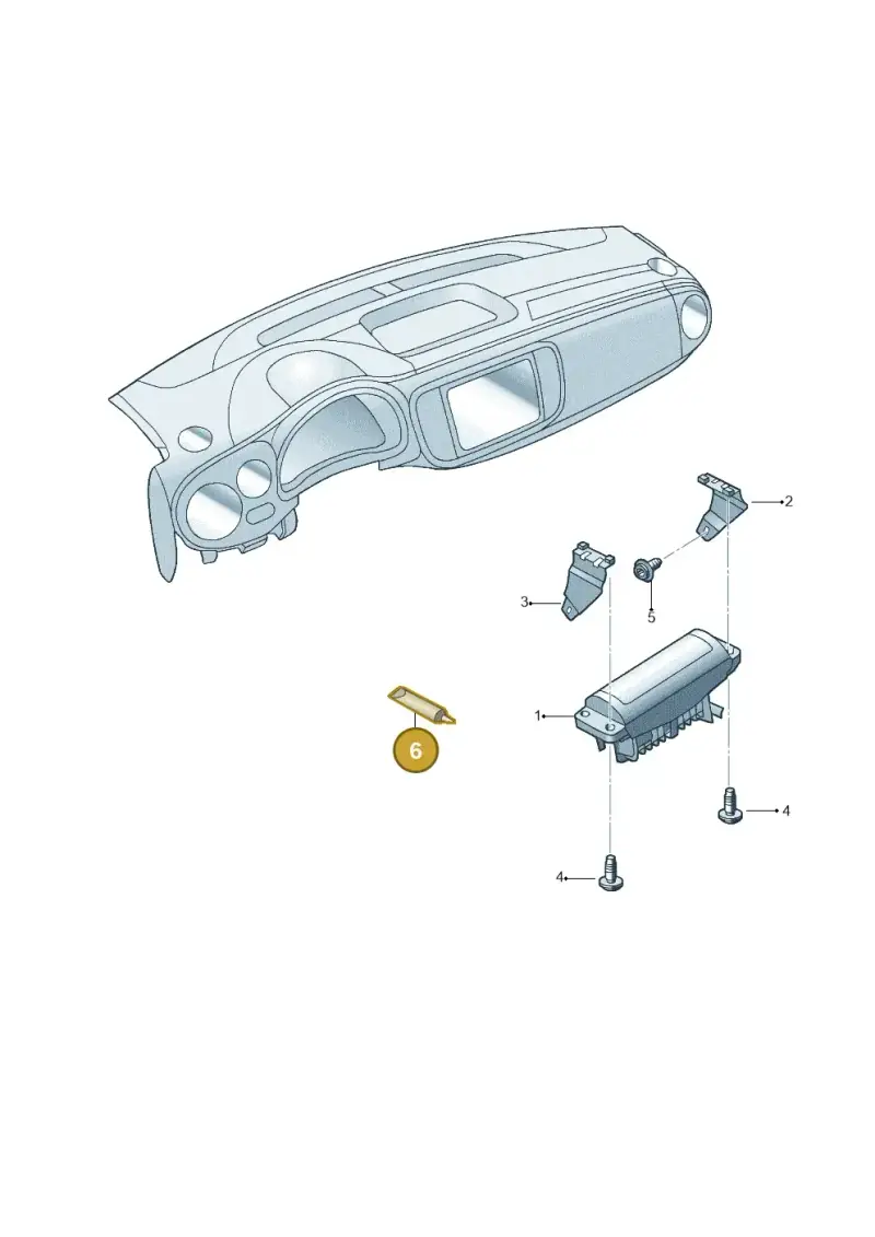 D154100A1 — Volkswagen Beetle (2016-2019) diagram 715880100, position 6