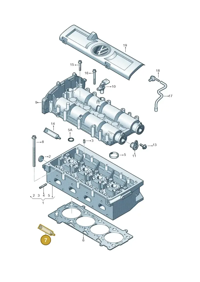 D154102A1 — Volkswagen Jetta 1.6 (2014-2018) diagram 678103400, position 7