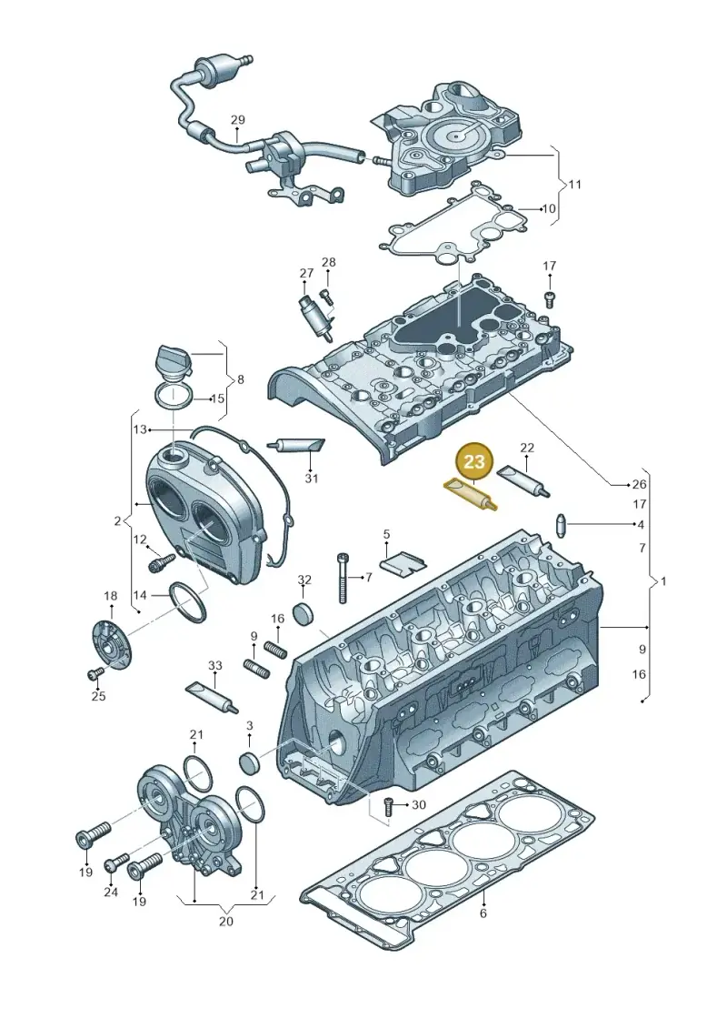 D154103A1 — Volkswagen Tiguan 2.0 4Motion (2017-2024) diagram 724103200, position 23