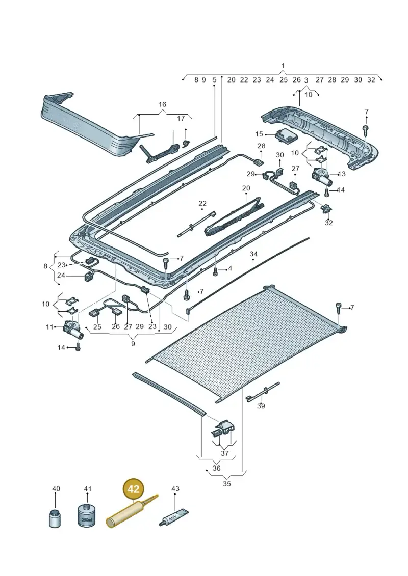 D172090A2 — SEAT Tarraco (2018-2024) diagram 884877100, position 42