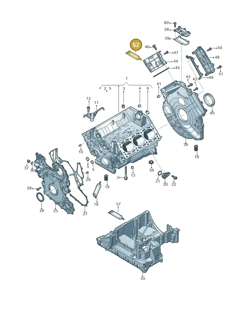 D174003M2 — Volkswagen Amarok twin cab (2022-) diagram 894103250, position 52