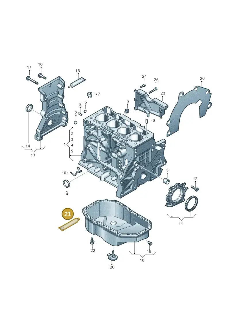 D176600M1 — Volkswagen Beetle (2016-2019) diagram 649103010, position 21