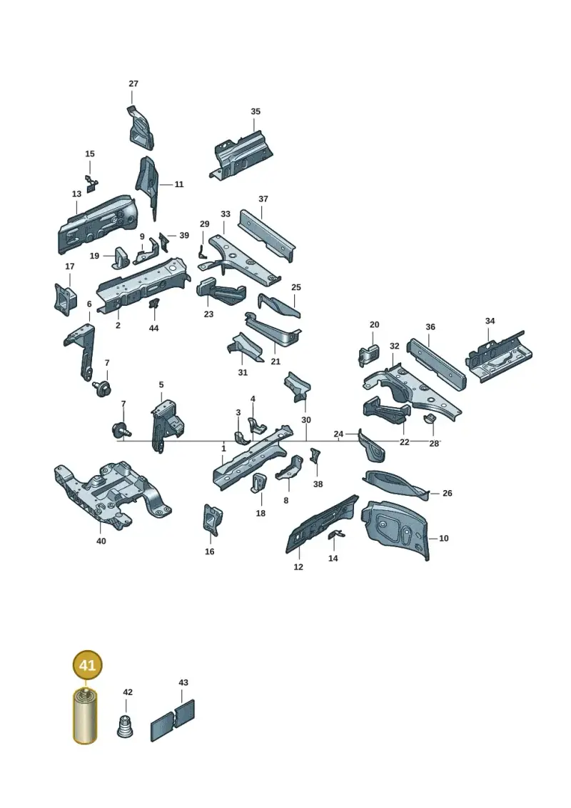 D180003M3 — Volkswagen ID.3 Pro (2019-2024) diagram 10a803000, position 41