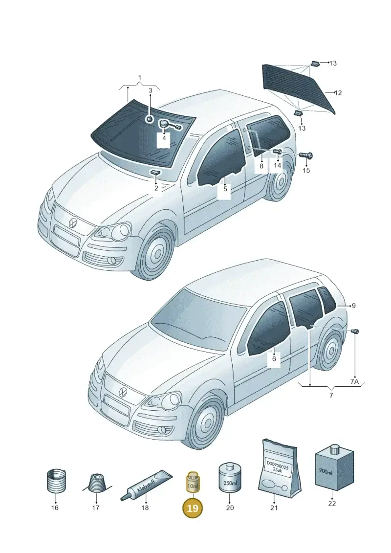 D181801A1 — Volkswagen Polo (2011-2014) diagram 461845000, position 19