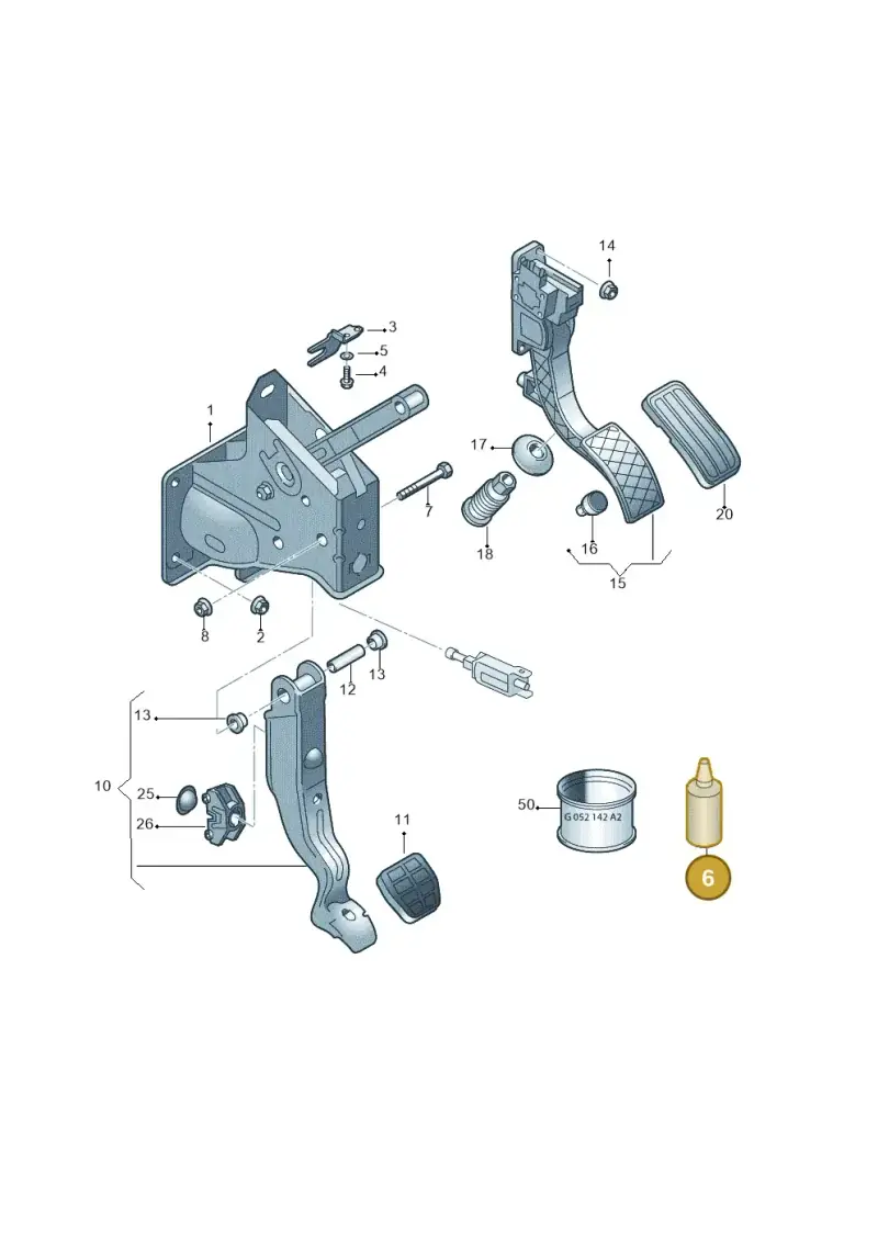 D185400A2 — Volkswagen Polo (2008-2009) diagram 461721600, position 6