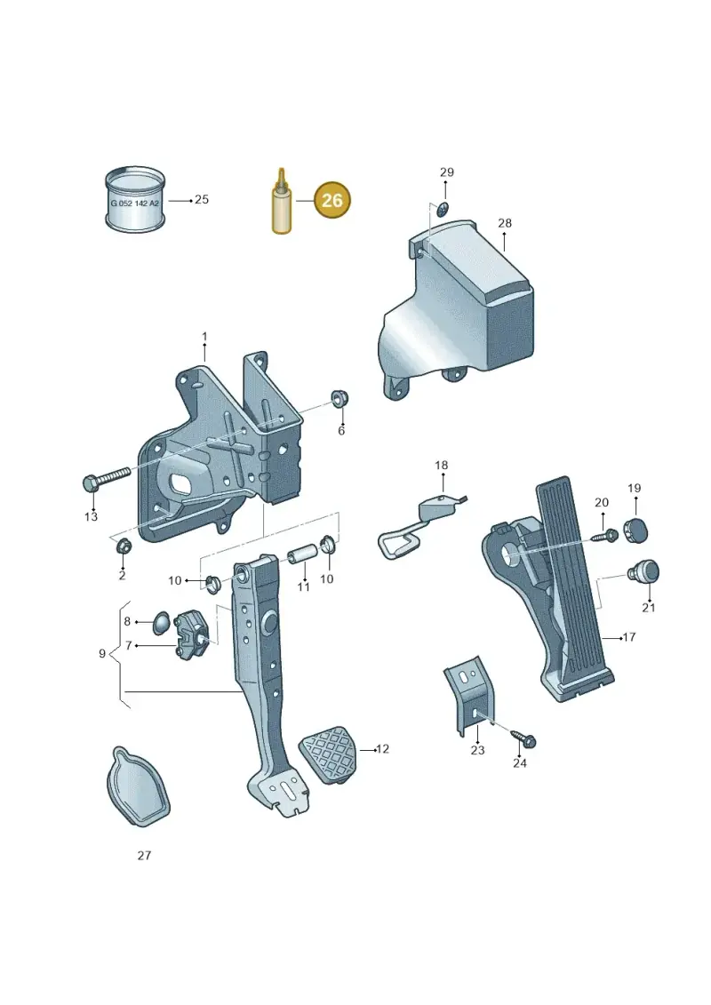 D185400A2 — Volkswagen TIGUAN                 08> (2007-) diagram 634721600, position 26