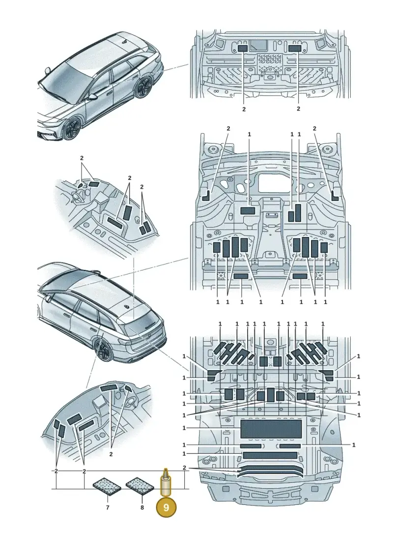 D190MKDA3 — Volkswagen ID.7 Limousine Pro (2023-) diagram 14b863300, position 9