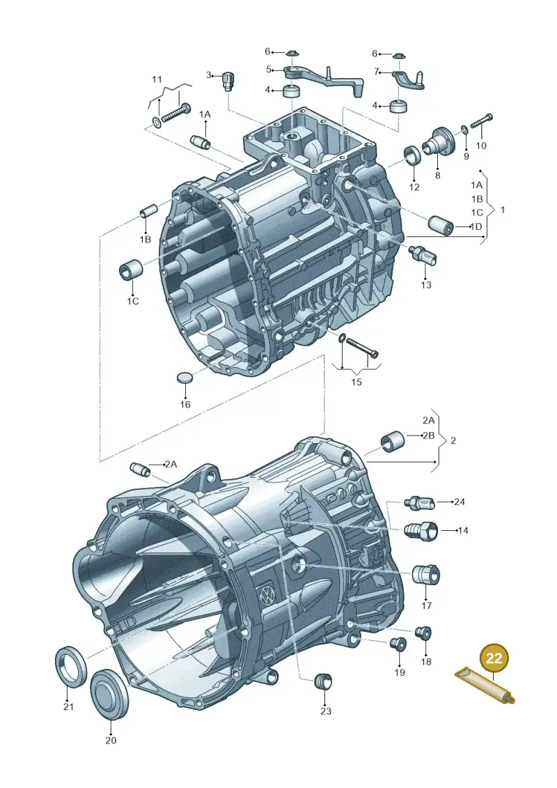 D197300A2 — Volkswagen Amarok twin cab (2022-) diagram 683301200, position 22