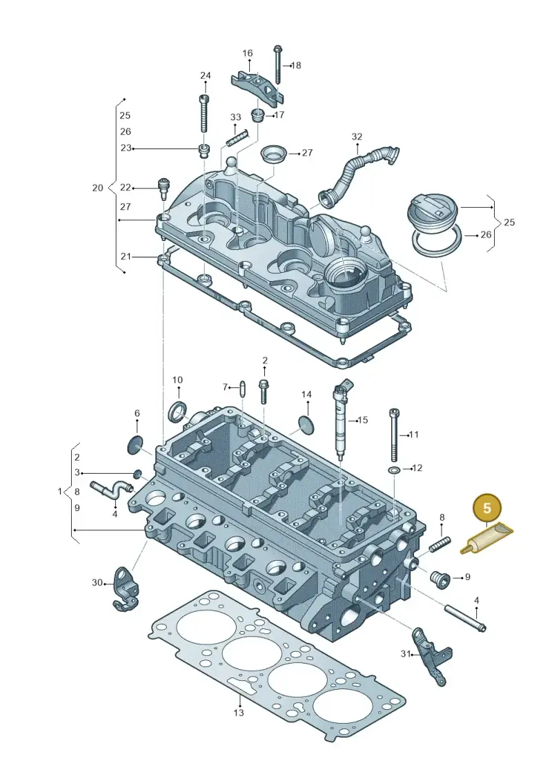 D200005A2 — Volkswagen Amarok twin cab (2022-) diagram 749103600, position 5