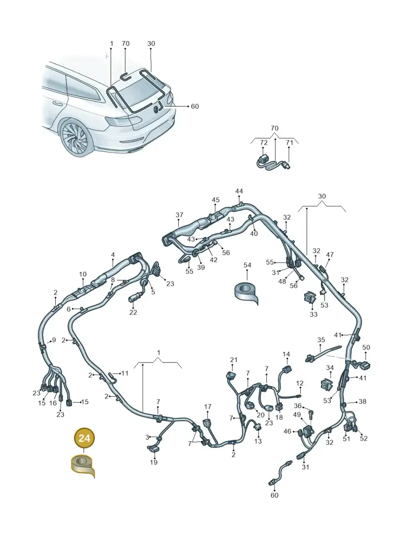 D373125A2 — Volkswagen Arteon (2017-2023) diagram 828972087, position 24