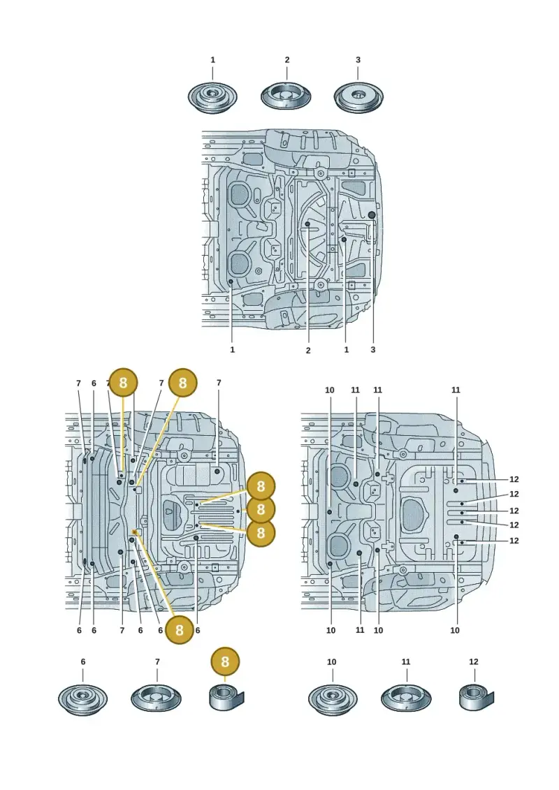 D437S40A1 — Volkswagen Golf 2.0 BlueMotion (2019-2024) diagram 5h0803037, position 8