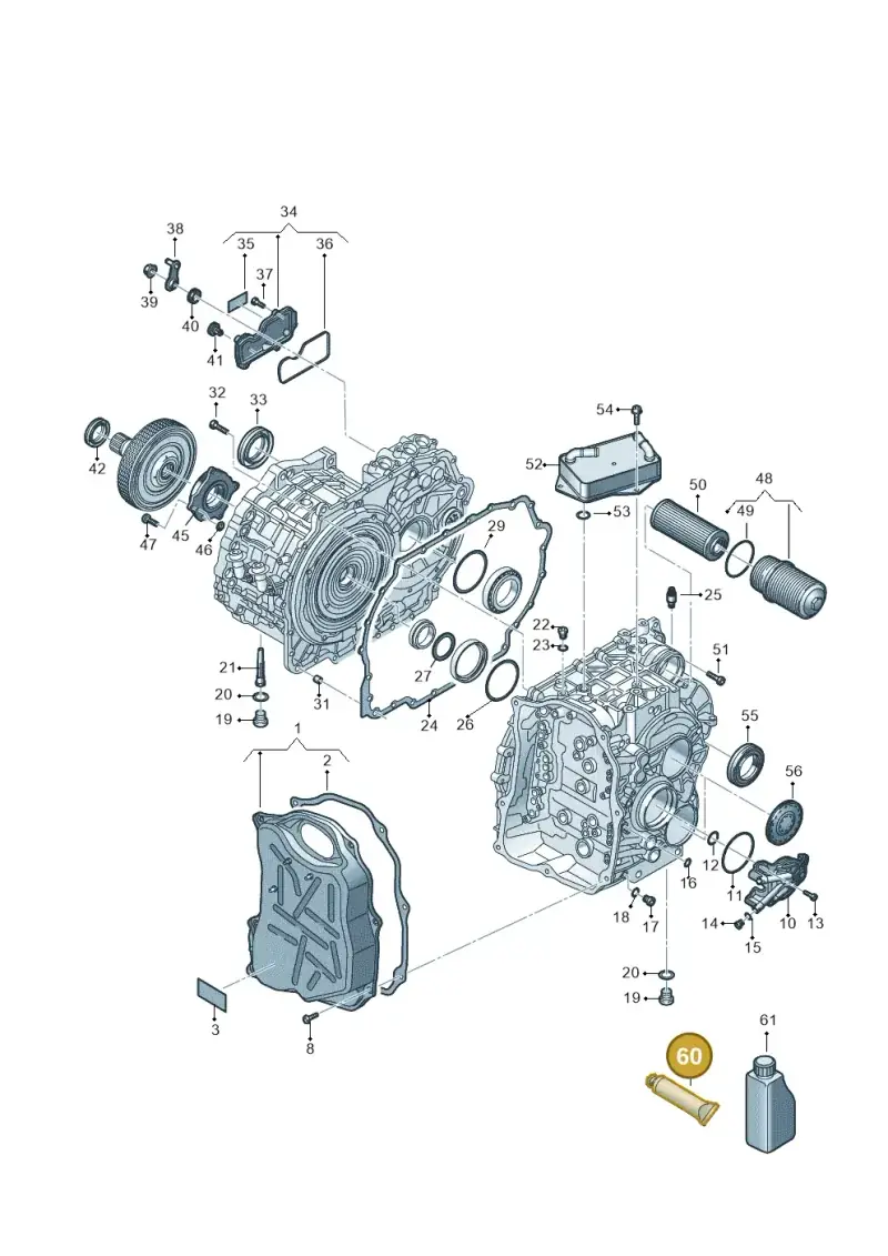 G000100 — Volkswagen Passat estate (2023-) diagram 7t0300705, position 60