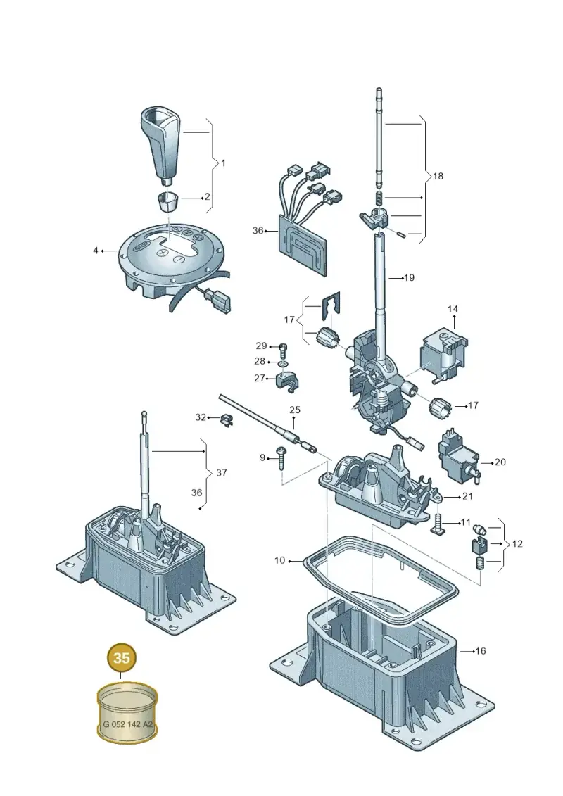 G000405A2 — Volkswagen LUPO/3L TDI (2003-2005) diagram 231713200, position 35