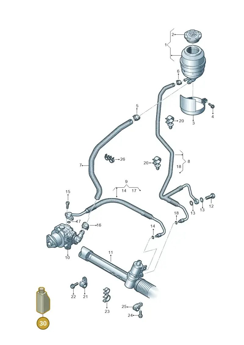 G004000M2 — Volkswagen Amarok twin cab (2022-) diagram 683422500, position 30