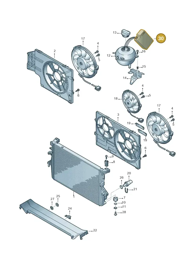 G012A8GA3 — Volkswagen Transp. caravelle (2008-2009) diagram 410121700, position 30