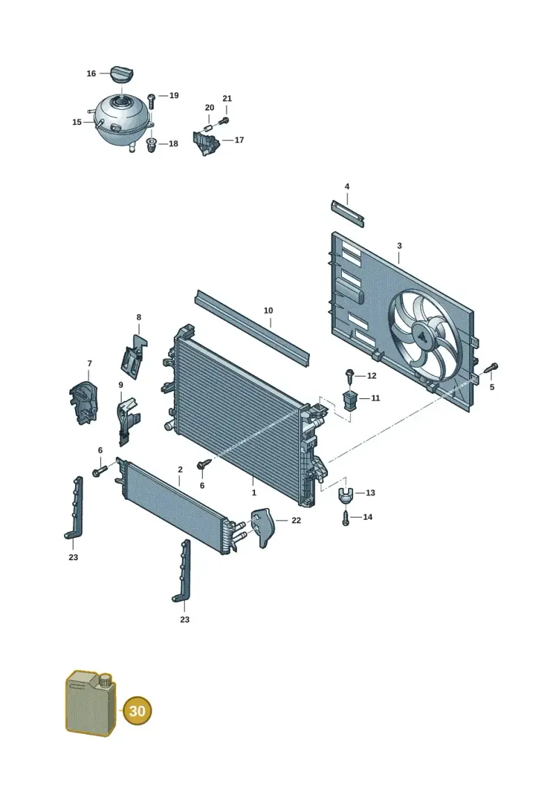 G013A8JM9 — Volkswagen Transport. multivan (2019-2024) diagram 7em122150, position 30