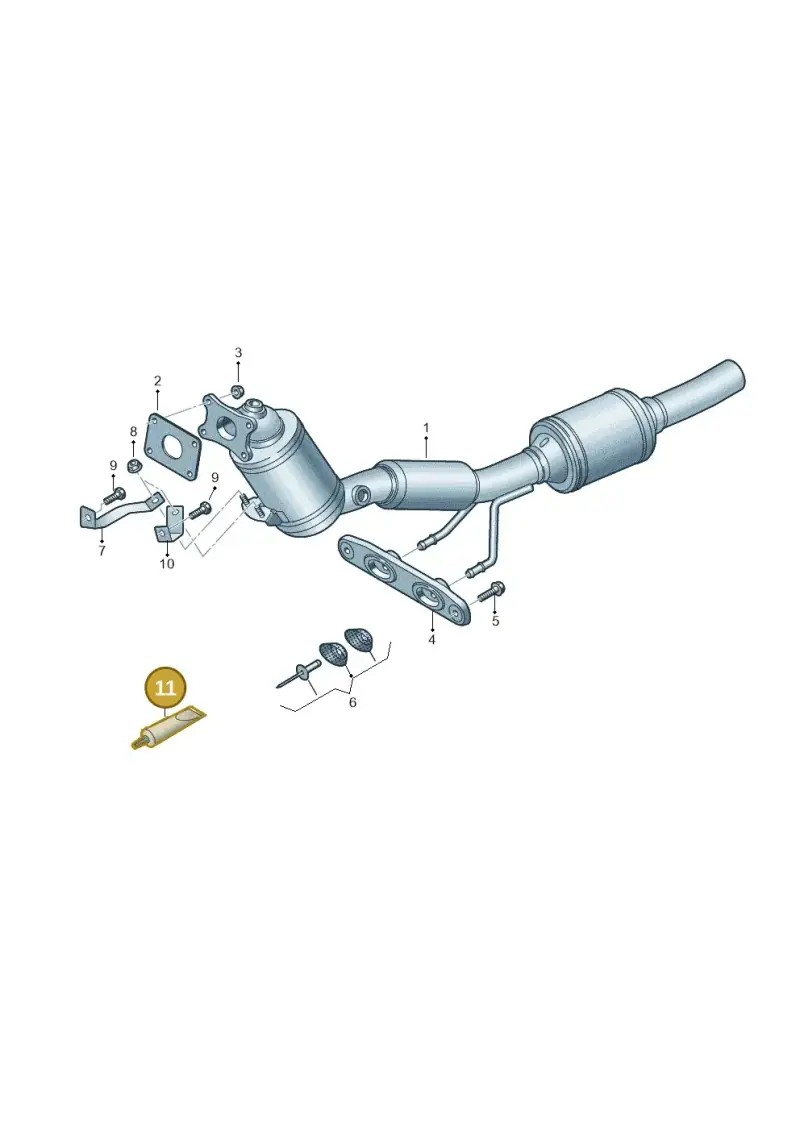 G052112A3 — Volkswagen Caddy Maxi Kombi (2020-2024) diagram 2ka253036, position 11