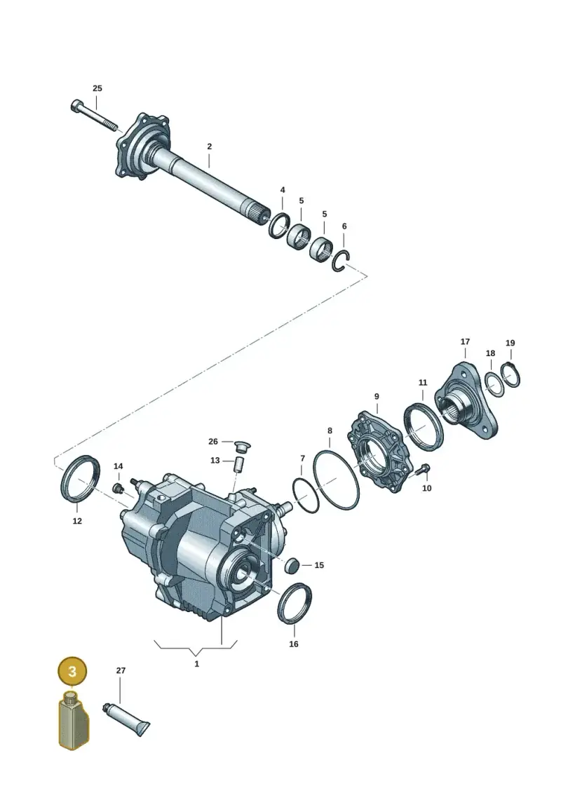 G052145S2 — Volkswagen Golf 2.0 BlueMotion (2019-2024) diagram 409053031, position 3