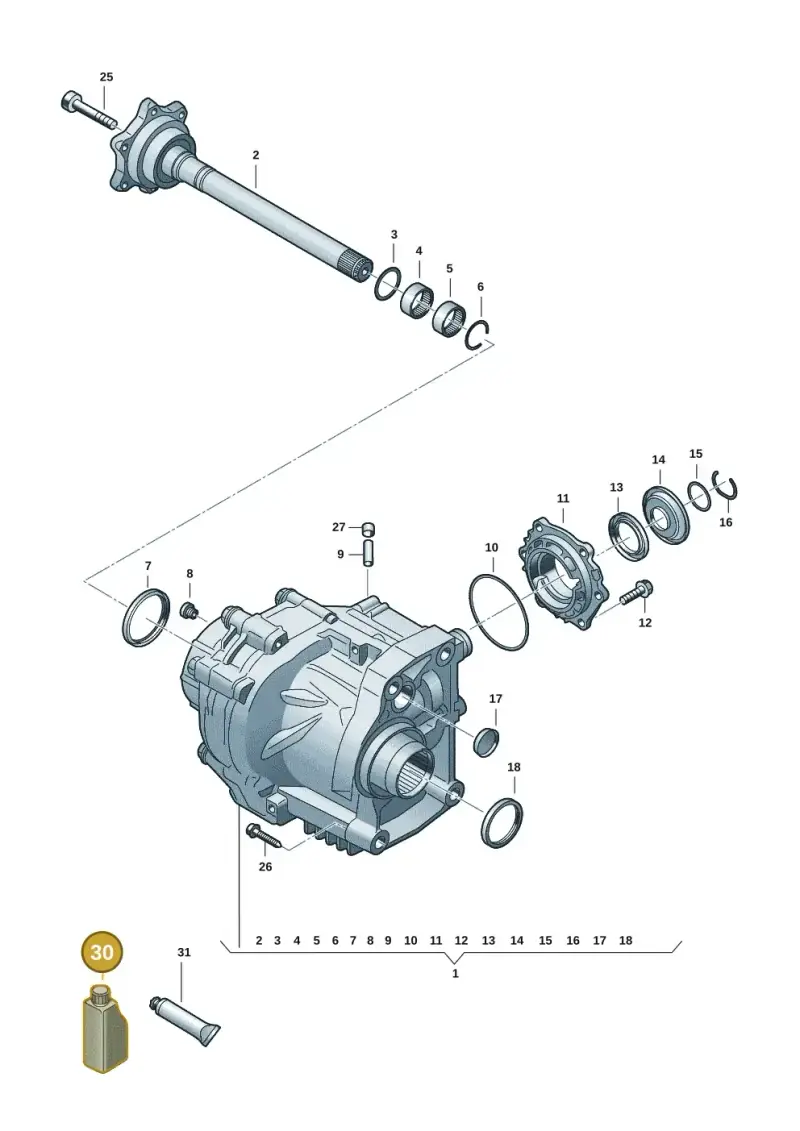 G052145S2 — Volkswagen Tiguan 2.0 (2023-) diagram 57x409590, position 30