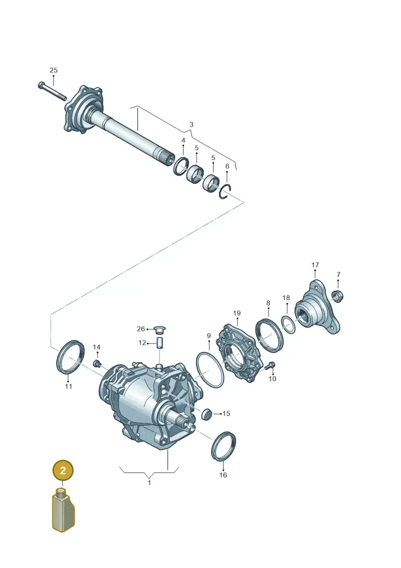 G052145S2 — Volkswagen Caddy Maxi Kombi (2020-2024) diagram 884409103, position 2