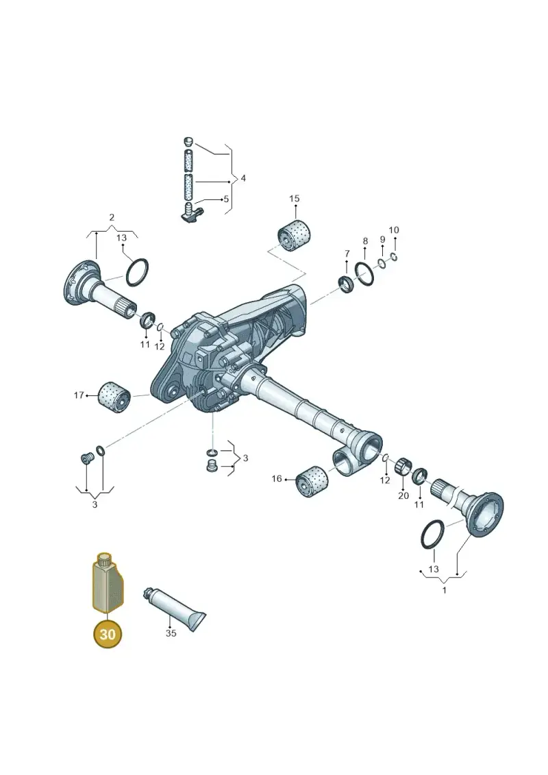 G052145S2 — Volkswagen Amarok twin cab (2022-) diagram 894409030, position 30