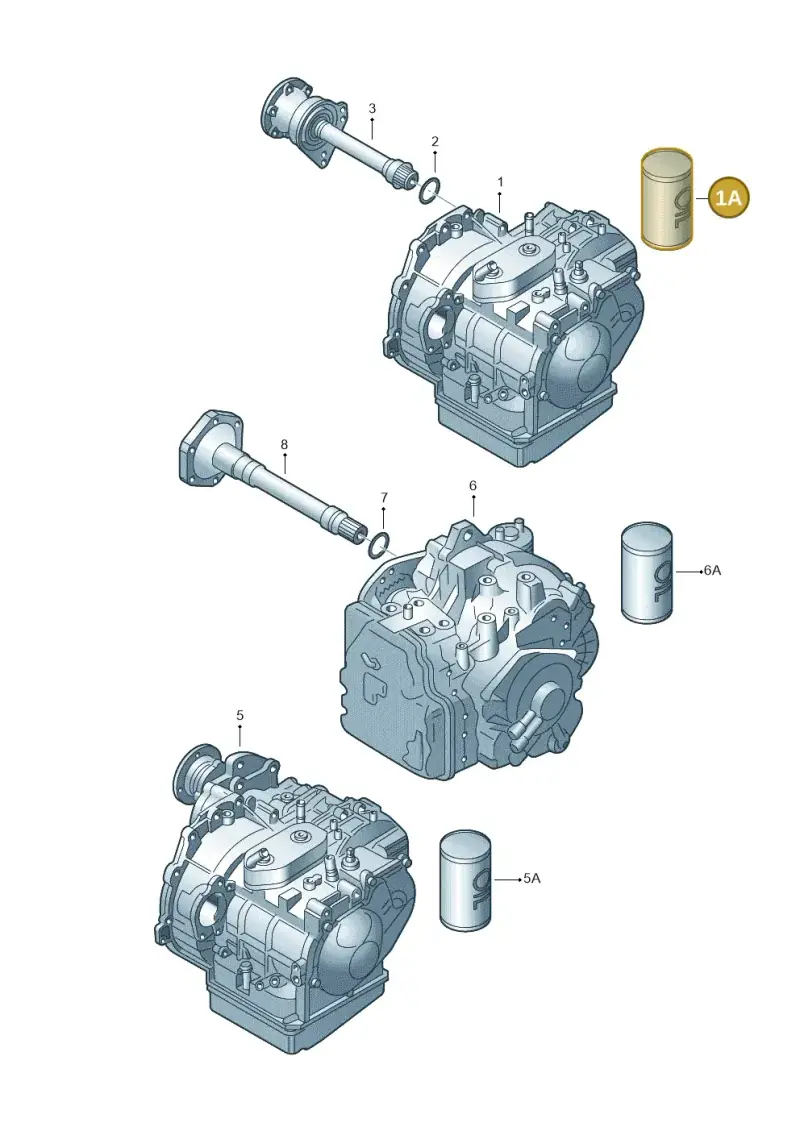 G052162A2 — Volkswagen SHARAN/4MOTION (2005-) diagram 244300500, position 1A