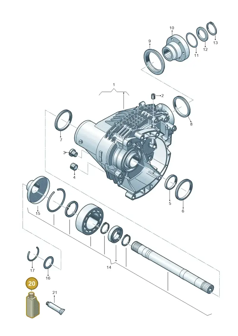 G052518A2 — Volkswagen Transport. multivan (2019-2024) diagram 806409000, position 20