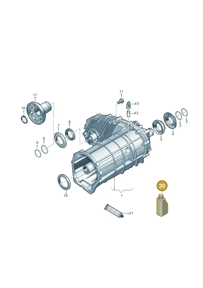 G052536A2 — Volkswagen Touareg BlueMotion (2014-2018) diagram 748341150, position 20