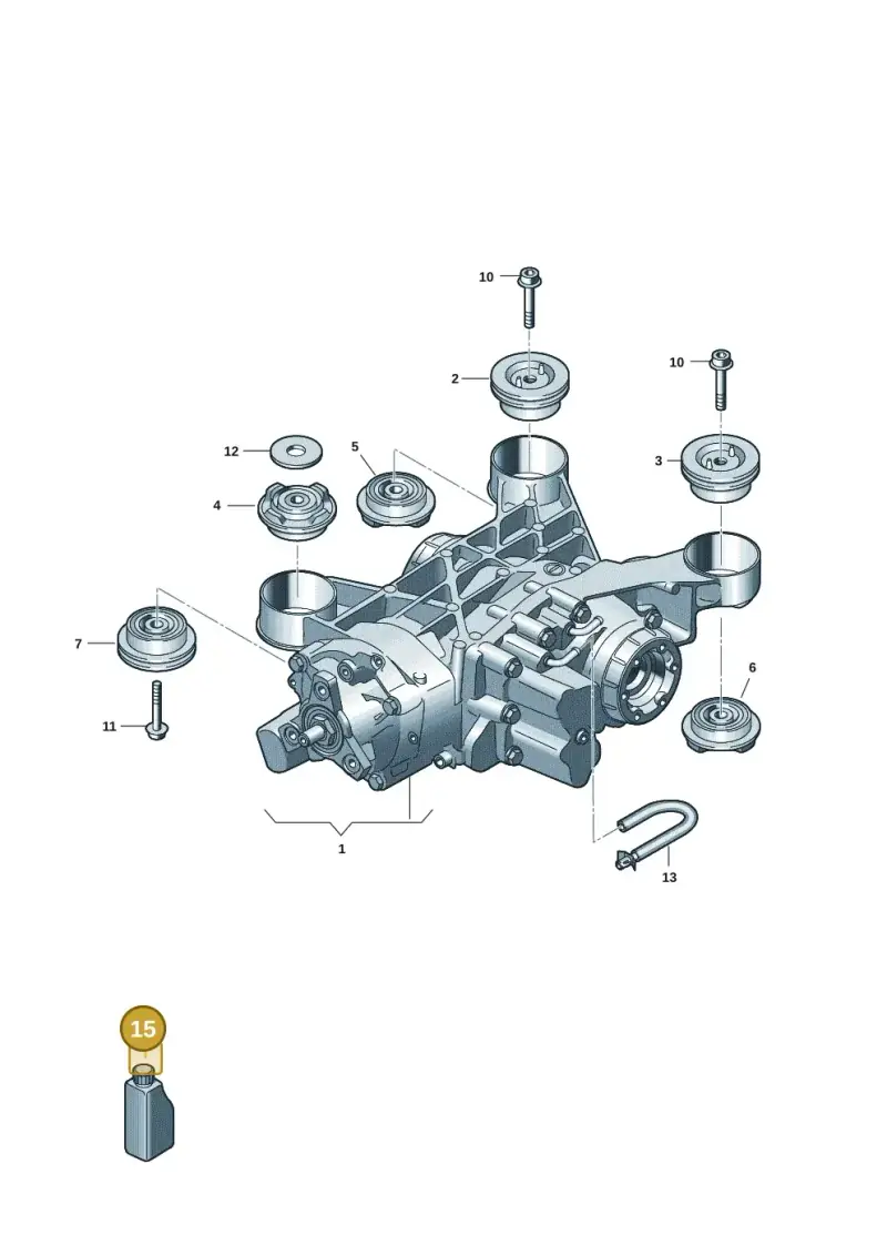 G052580A2 — Volkswagen Caddy Maxi Kombi (2020-2024) diagram 5h0525000, position 15
