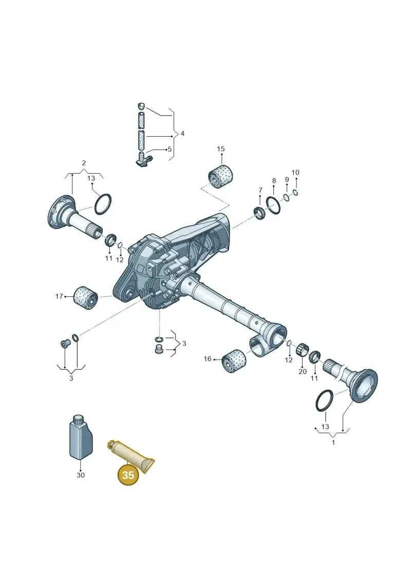 G055128A1 — Volkswagen Amarok twin cab (2022-) diagram 894409030, position 35