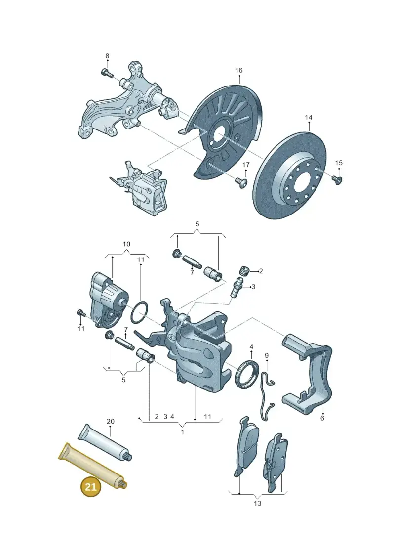 G055150A1 — Volkswagen Golf 2.0 BlueMotion (2019-2024) diagram 745615600, position 21