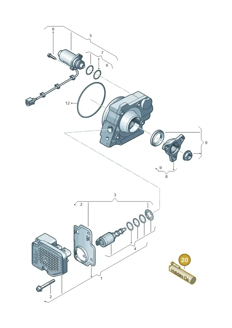 G055175A2 — Volkswagen Caravelle (2015-2019) diagram 634525150, position 20