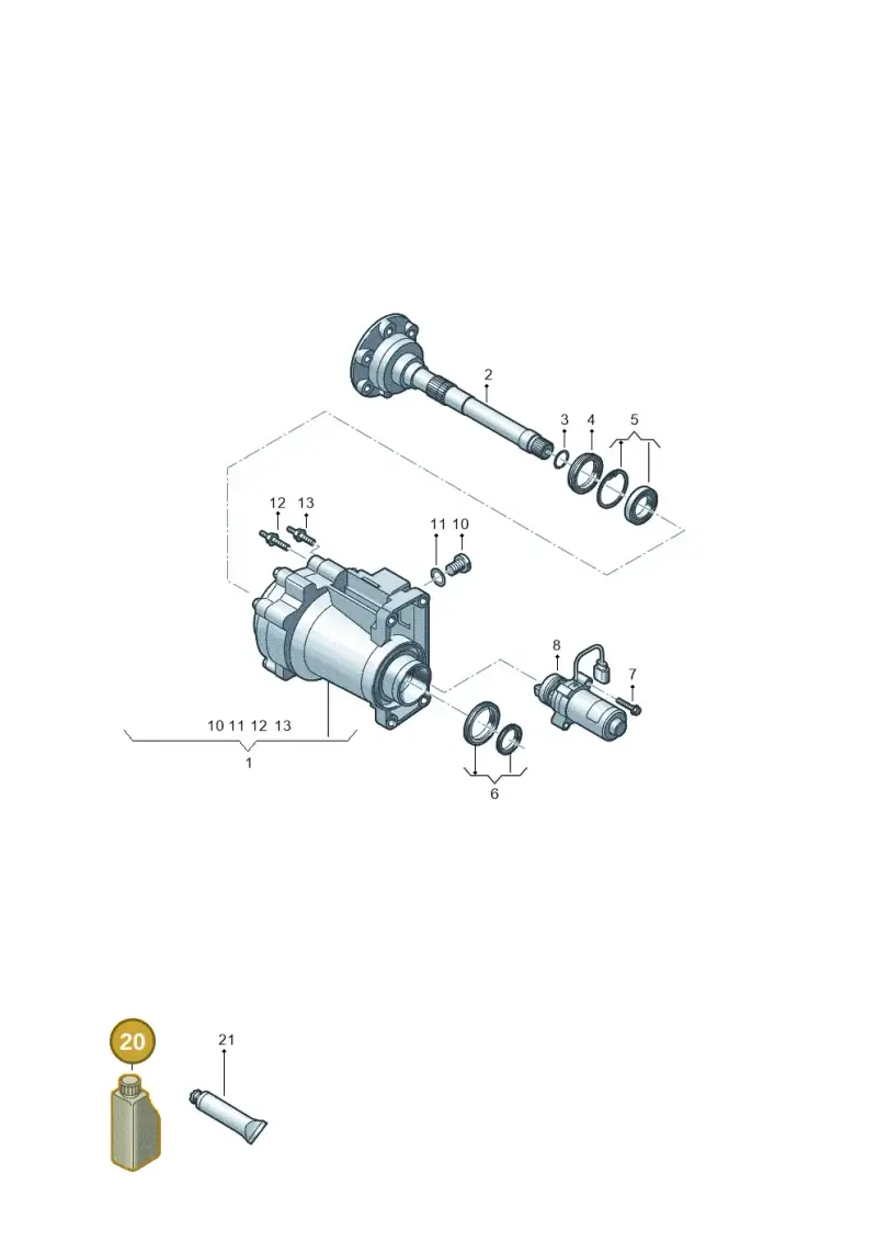 G060175A2 — Volkswagen Golf 2.0 BlueMotion (2019-2024) diagram 5h0409005, position 20