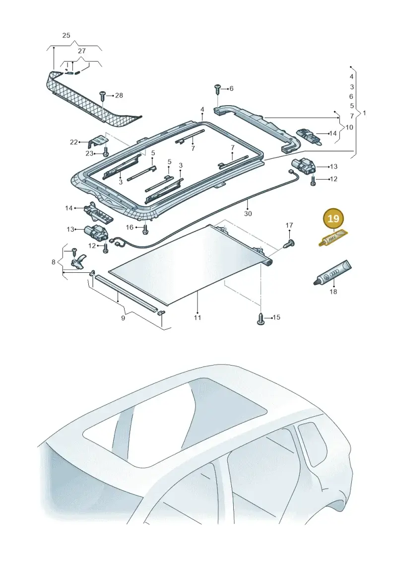 G060751A2 — Volkswagen Sharan BlueMotion (2015-2022) diagram 634877100, position 19