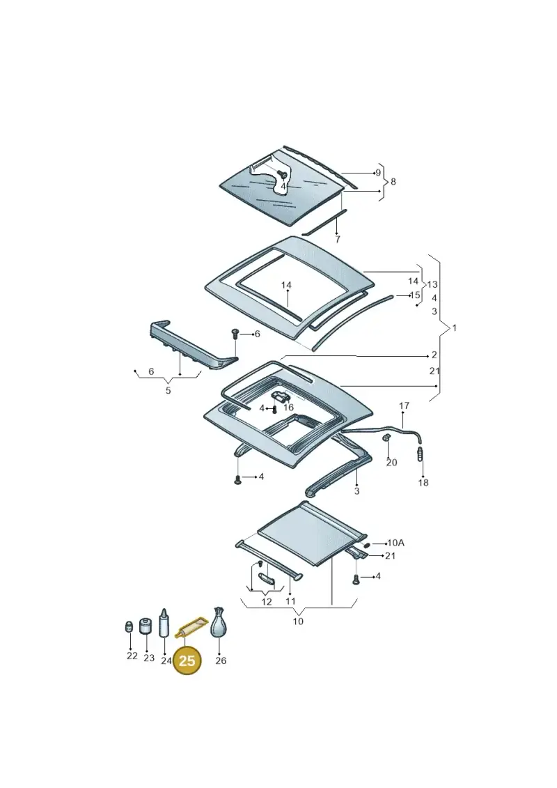 G060751A2 — Volkswagen Beetle (2016-2019) diagram 801877000, position 25