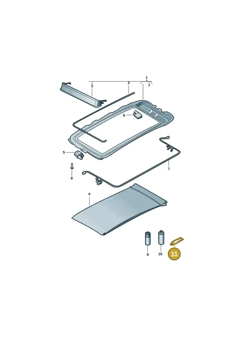 G060751M3 — Volkswagen T-Cross (2019-2024) diagram 11d877010, position 11