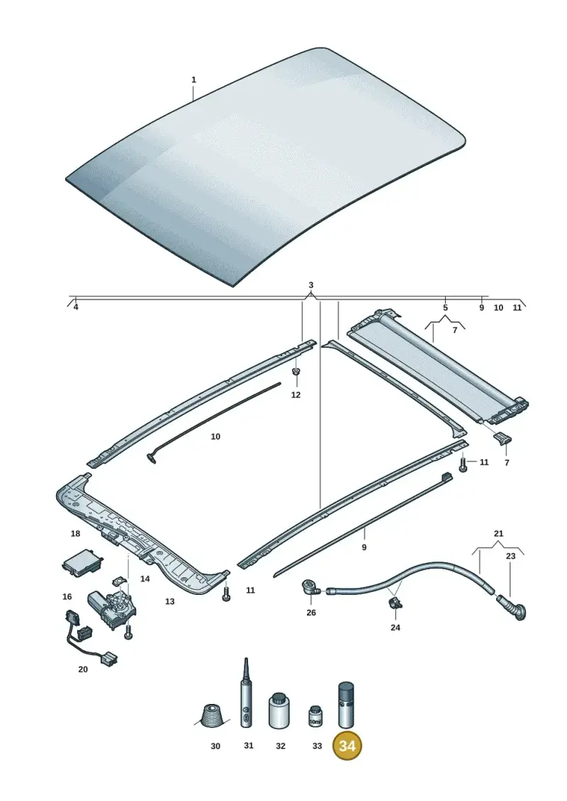 G065567A2 — Volkswagen ID.4 Pro (2020-2023) diagram 11a877000, position 34