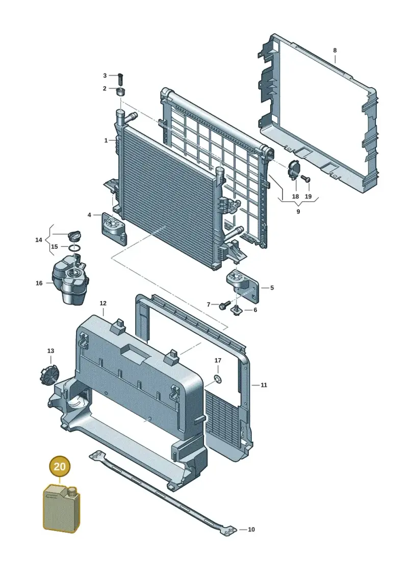 G12E050A2 — Volkswagen ID.7 Limousine Pro (2023-) diagram 10a122100, position 20