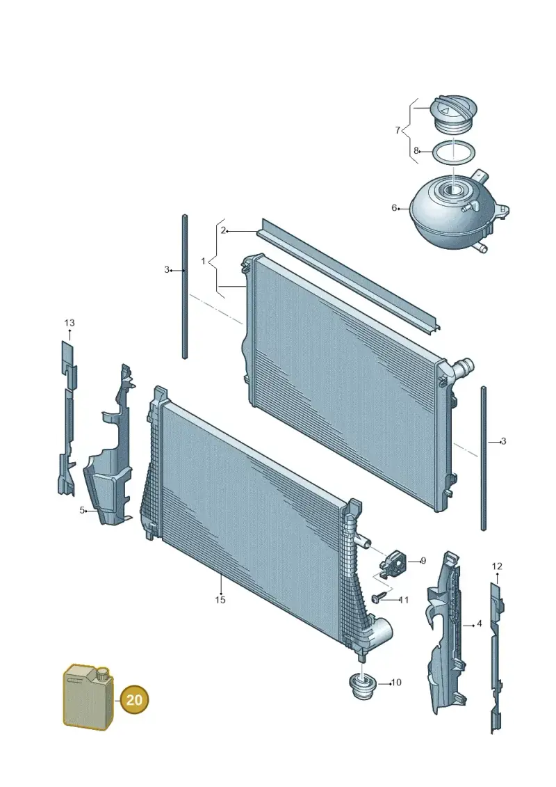 G12E100A2 — Volkswagen POLO HATCH         "ZA"06> (2005-) diagram 746121850, position 20
