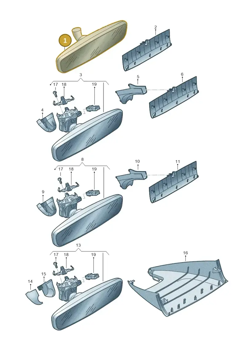 JKV957014A — Volkswagen Passat saloon (2014-2024) diagram 793857470, position 1