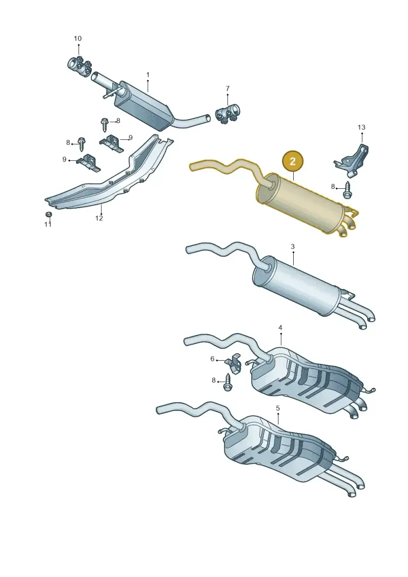 JZW253609G — Volkswagen New Beetle             06> (2005-) diagram 194253800, position 2