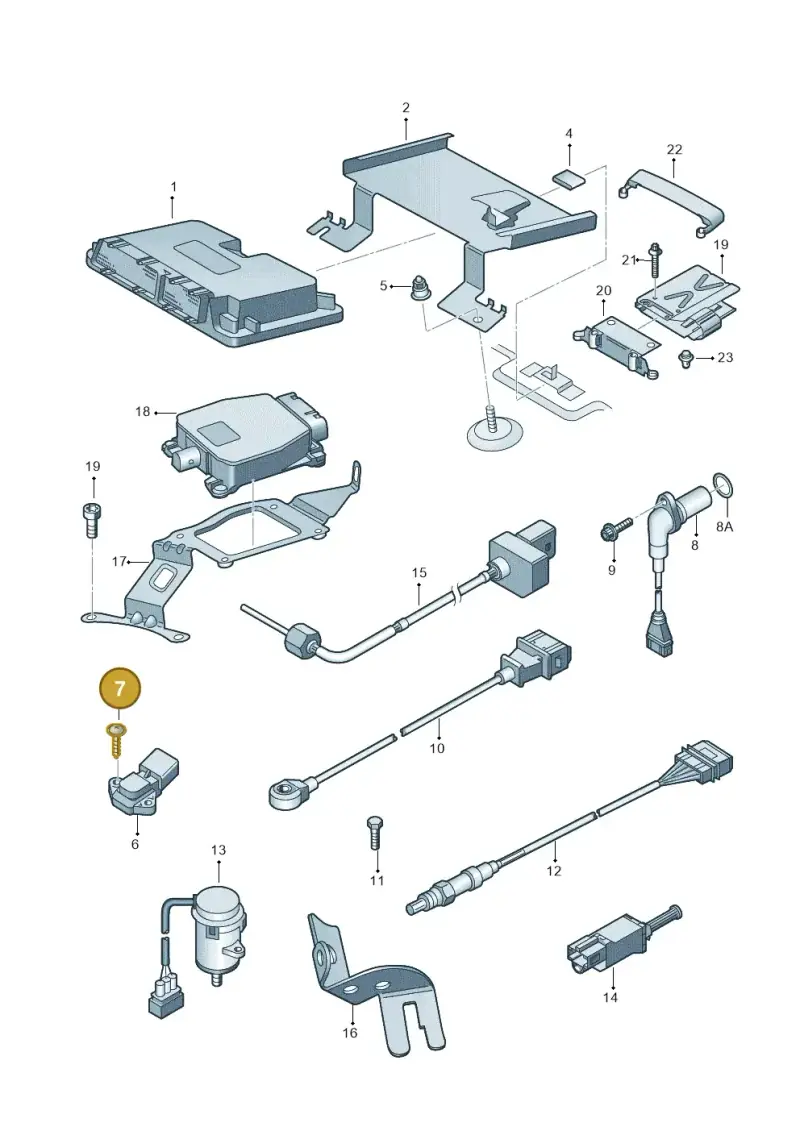 N01020717 — Volkswagen POLO (2005-) diagram 253906000, position 7