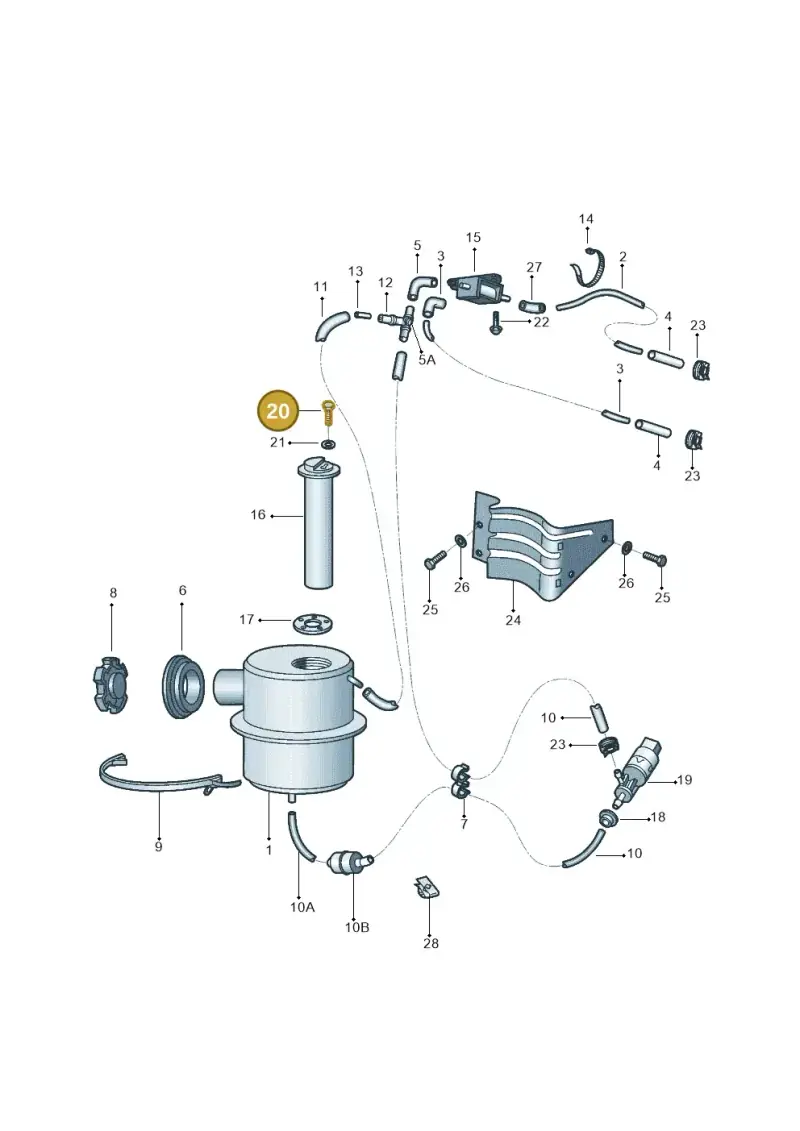 N01020717 — Volkswagen Kombi (2011-) diagram 540201750, position 20