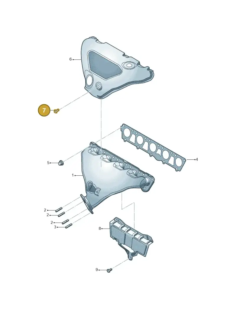 N01021226 — Volkswagen Beetle (2016-2019) diagram 685253150, position 7