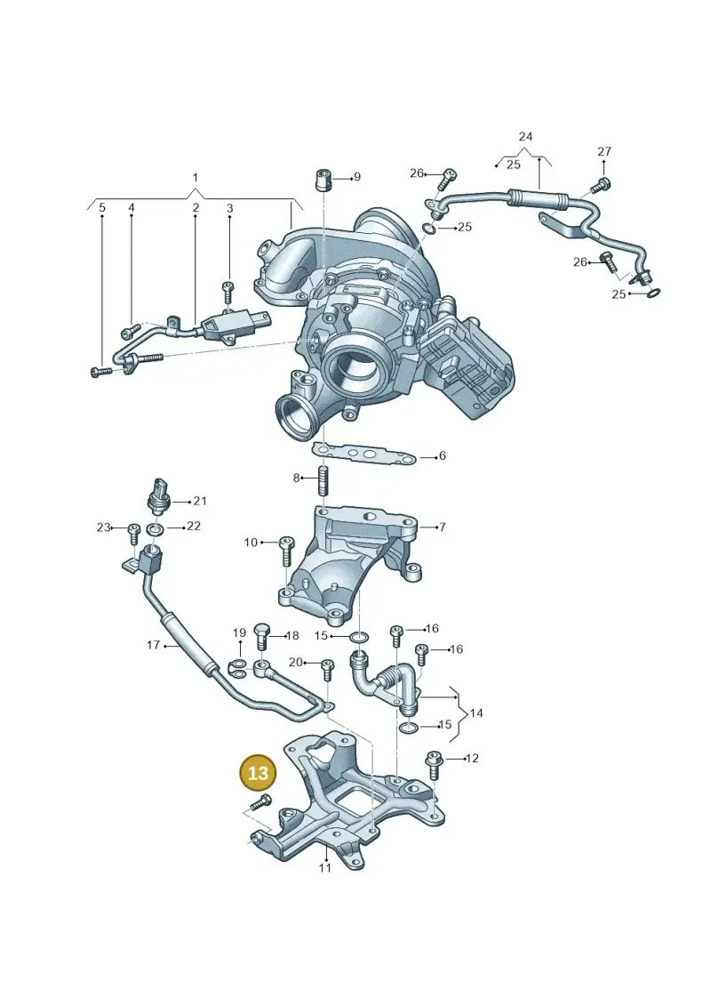 N01021723 — Volkswagen Touareg (2017-2023) diagram 439145550, position 13