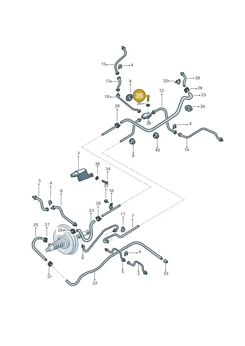 N0102228 — Volkswagen Kombi (2011-) diagram 308611300, position 35