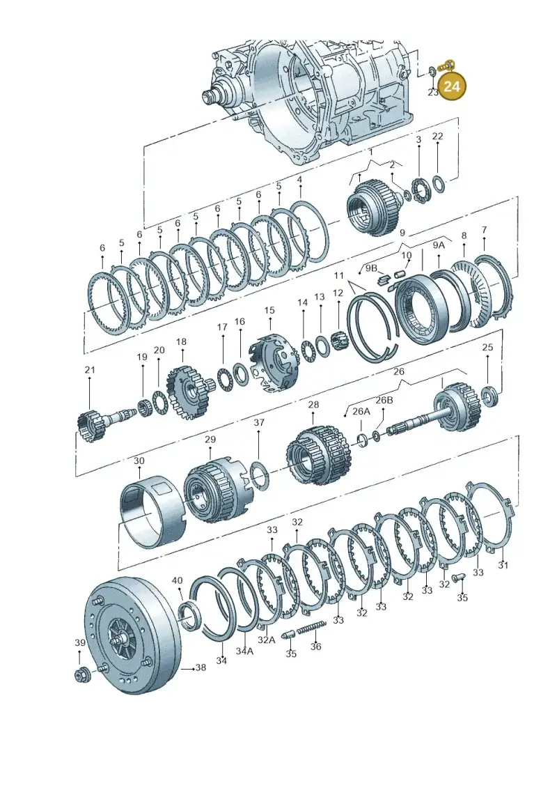 N01024123 — Volkswagen New Beetle             06> (2005-) diagram 220323500, position 24
