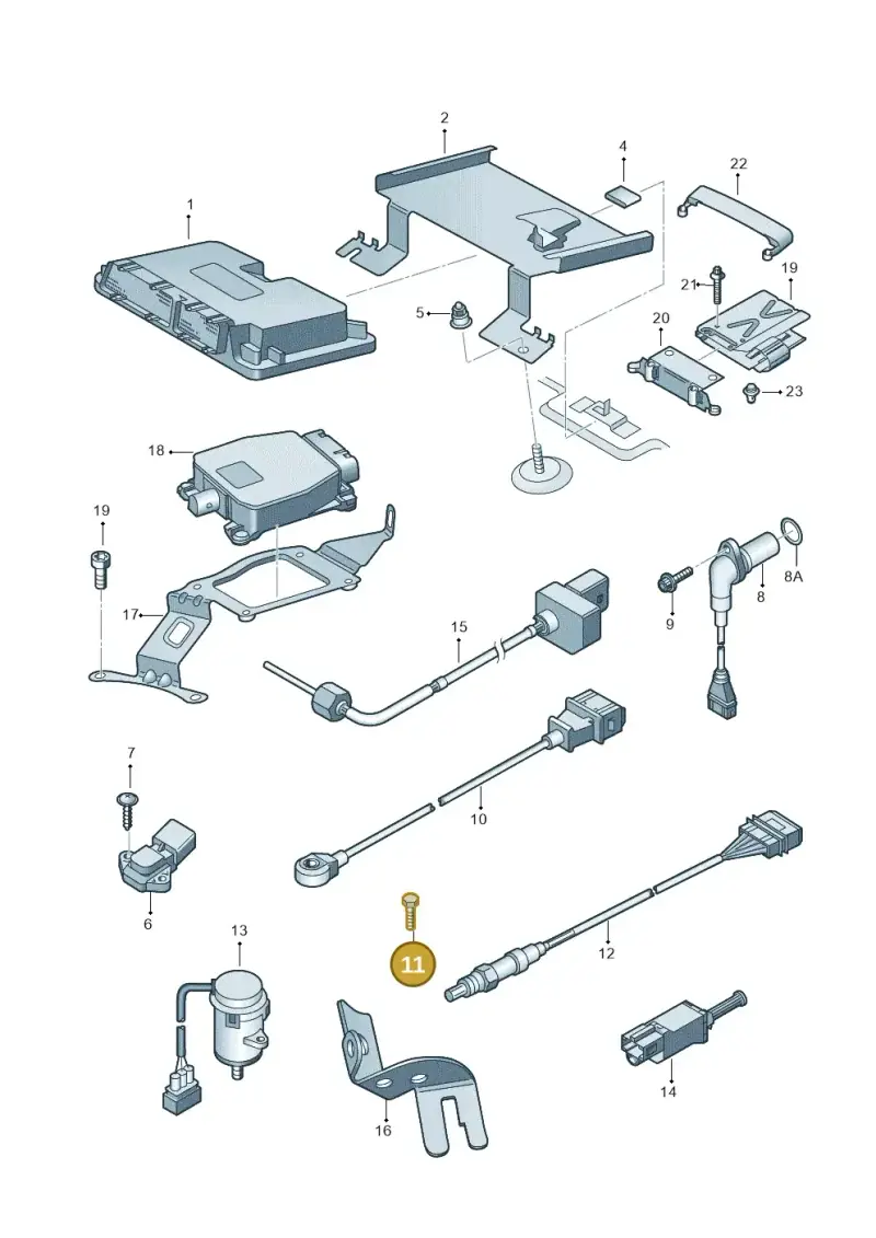 N01024416 — Volkswagen FOX                    04> (2003-) diagram 253906000, position 11