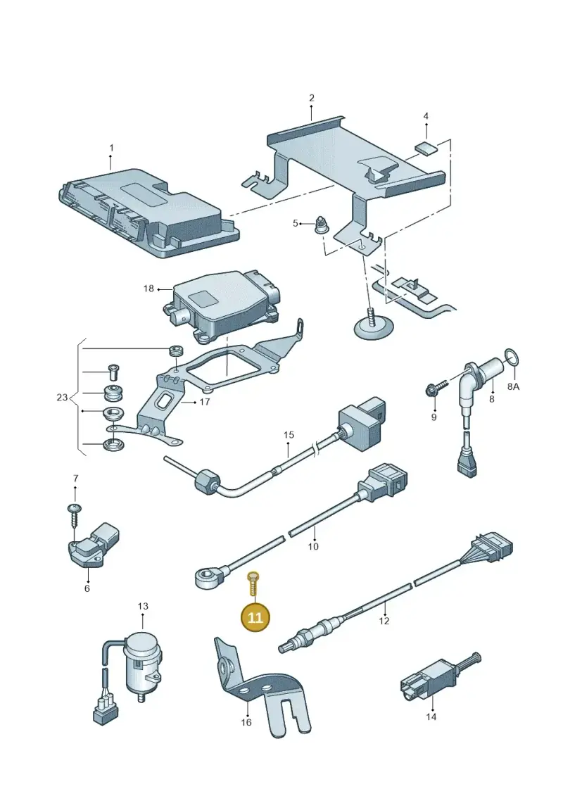 N01024416 — Volkswagen TOURAN (2003-2005) diagram 409906300, position 11